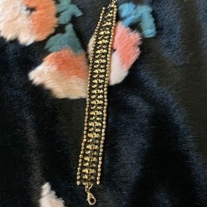 Stella and dot bracelet. Black and gold. EUC